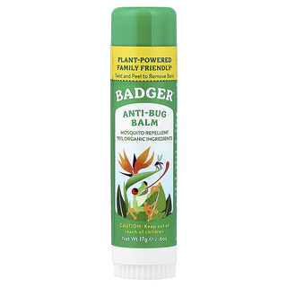 Badger, 防蟲膏，0.6 盎司（17 克）