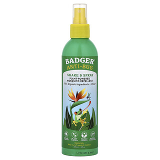 Badger, Anti-Bug 植物驅蟲劑，8 液量盎司（237 毫升）