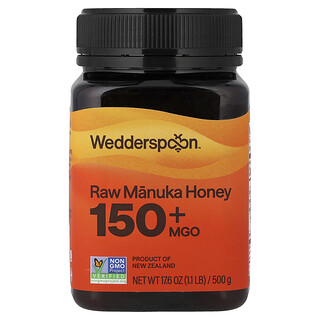 Wedderspoon, 生單花麥盧卡蜂蜜，K 因數 16，1.1 磅（500 克）