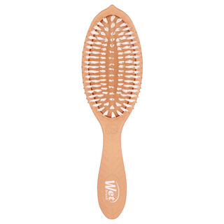 Wet Brush, Go Green 椰子油護理亮澤刷，橙色，1 把