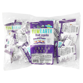 YumEarth, 有機水果零食，喜愛，35 包，每包 0.7 盎司（19.8 克）