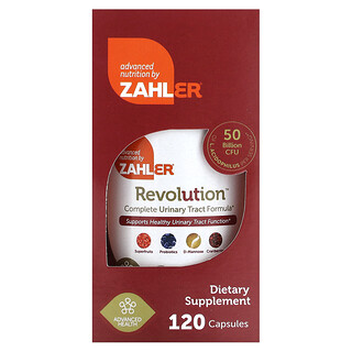 Zahler, Revolution，完整尿路配方，120 粒膠囊