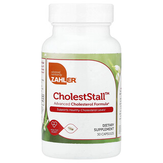 Zahler, CholestStall™，高級膽甾醇配方，30 粒膠囊