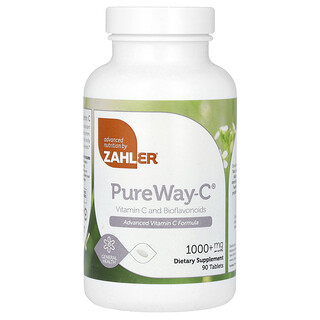 Zahler, Pure Way-C，維生素 C 和生物類黃酮，1000 毫克，90 片