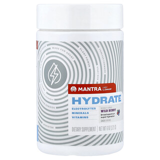 Zahler, Mantra Labs®, Hydrate, Wild Berry, 6 oz (171 g)