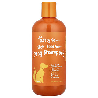 Zesty Paws, Itch-Soother 狗狗洗髮水，適用於全年齡段，16 液量盎司