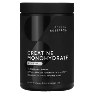Bote de Sports Research Creatine Monohydrate Creapure 500 g
